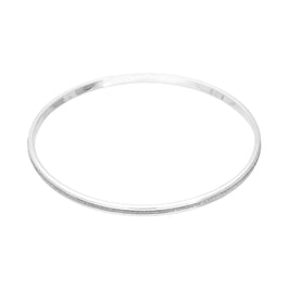 Mattiert Sterlingsilber Rund Armreif