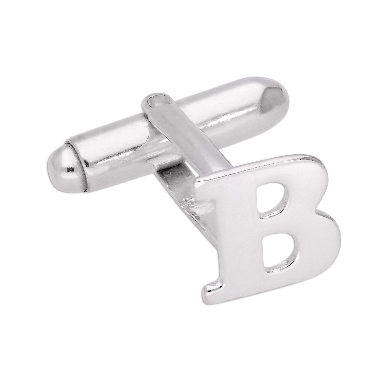 Sterling Silber Buchstaben-Manschettenknöpfe A - Z