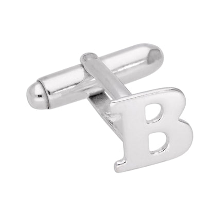 Sterling Silber Buchstaben-Manschettenknöpfe A - Z