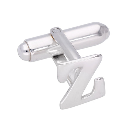 Sterling Silber Buchstaben-Manschettenknöpfe A - Z