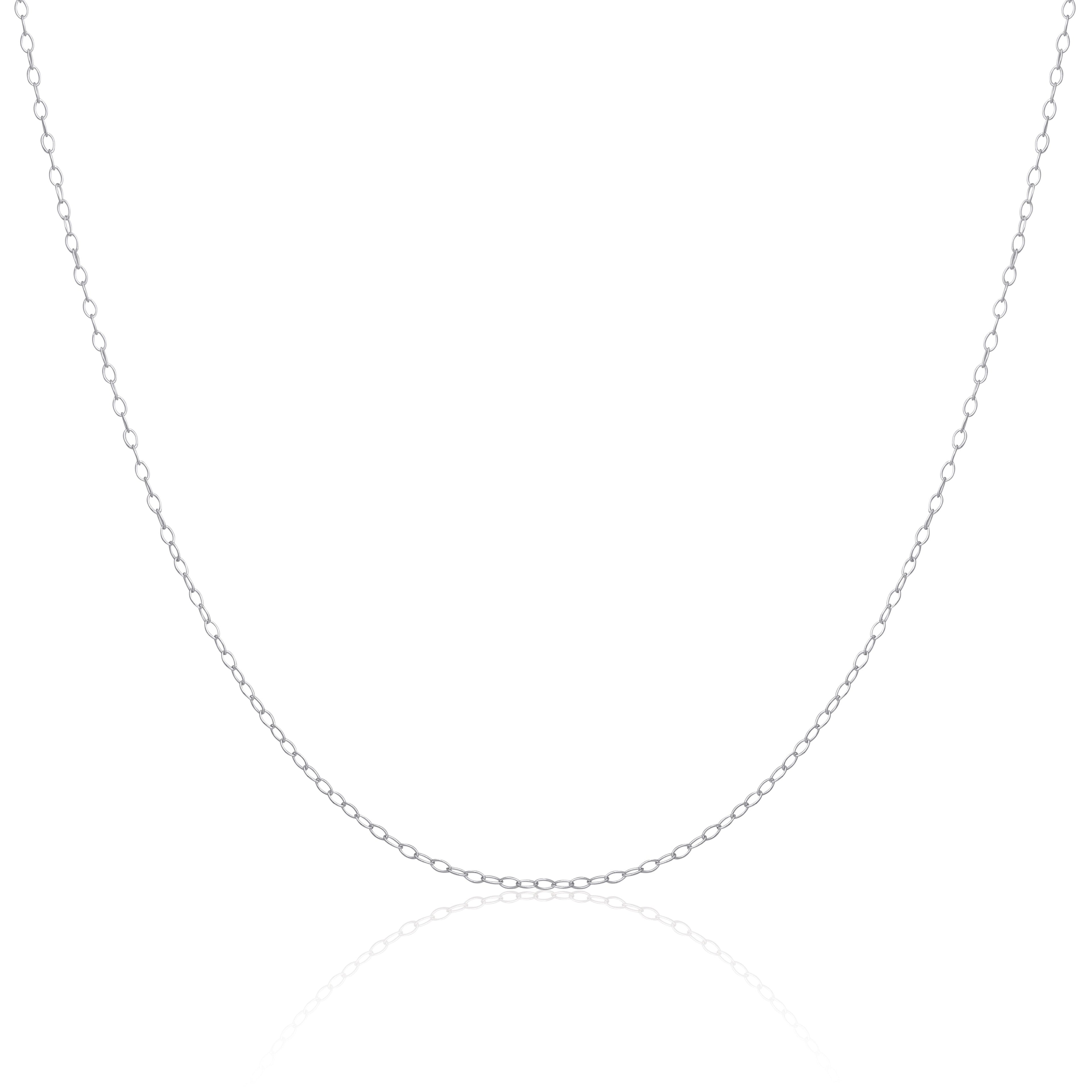 Sterlingsilber Trace-Kette, 14–28 Zoll