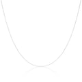 Sterlingsilber feine 0,8 mm Kabelkette 14 - 32 Zoll