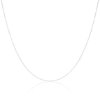 Sterlingsilber feine 0,8 mm Kabelkette 14 - 32 Zoll