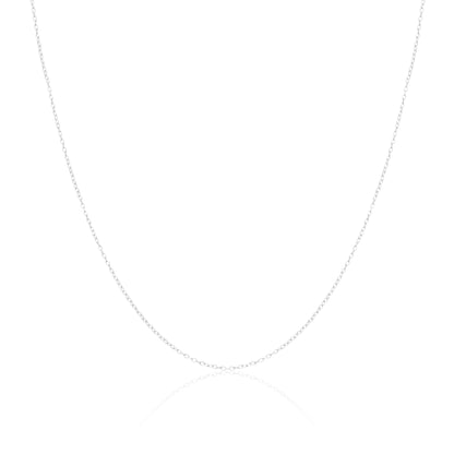 Sterlingsilber 1 mm runde Kabelkette 14 - 32 Zoll