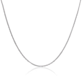 Sterlingsilber verdrehte schwere 2 mm Kabelkette 16 - 24 Zoll