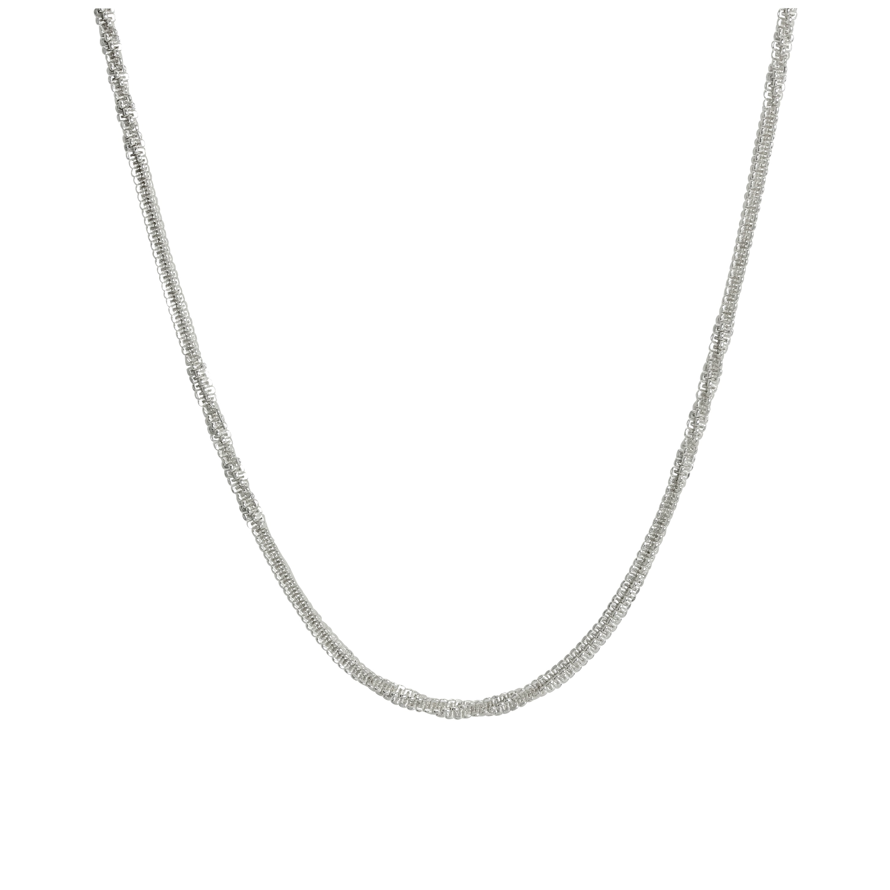 Sterlingsilber verdrehte schwere 2 mm Kabelkette 16 - 24 Zoll