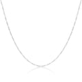 Figaro-Kette aus Sterlingsilber, 1,3 mm, 35–81 cm