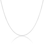 Serpentinenkette aus Sterlingsilber, 40–81 cm