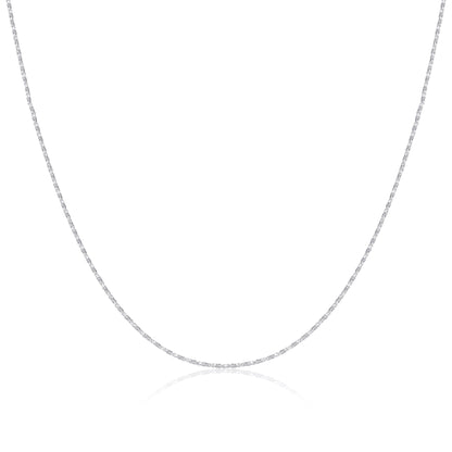 Gedrehte Boxkette aus Sterlingsilber 16–24 Zoll