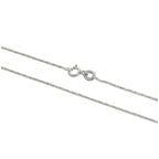 Gedrehte Boxkette aus Sterlingsilber 16–24 Zoll