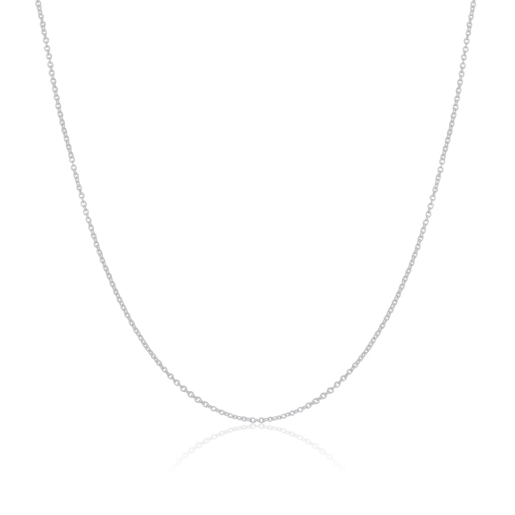 Sterlingsilber 1 mm Belcher-Kette 40 - 60 cm
