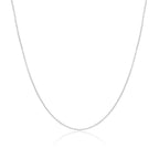 Sterlingsilber 1 mm Belcher-Kette 40 - 60 cm