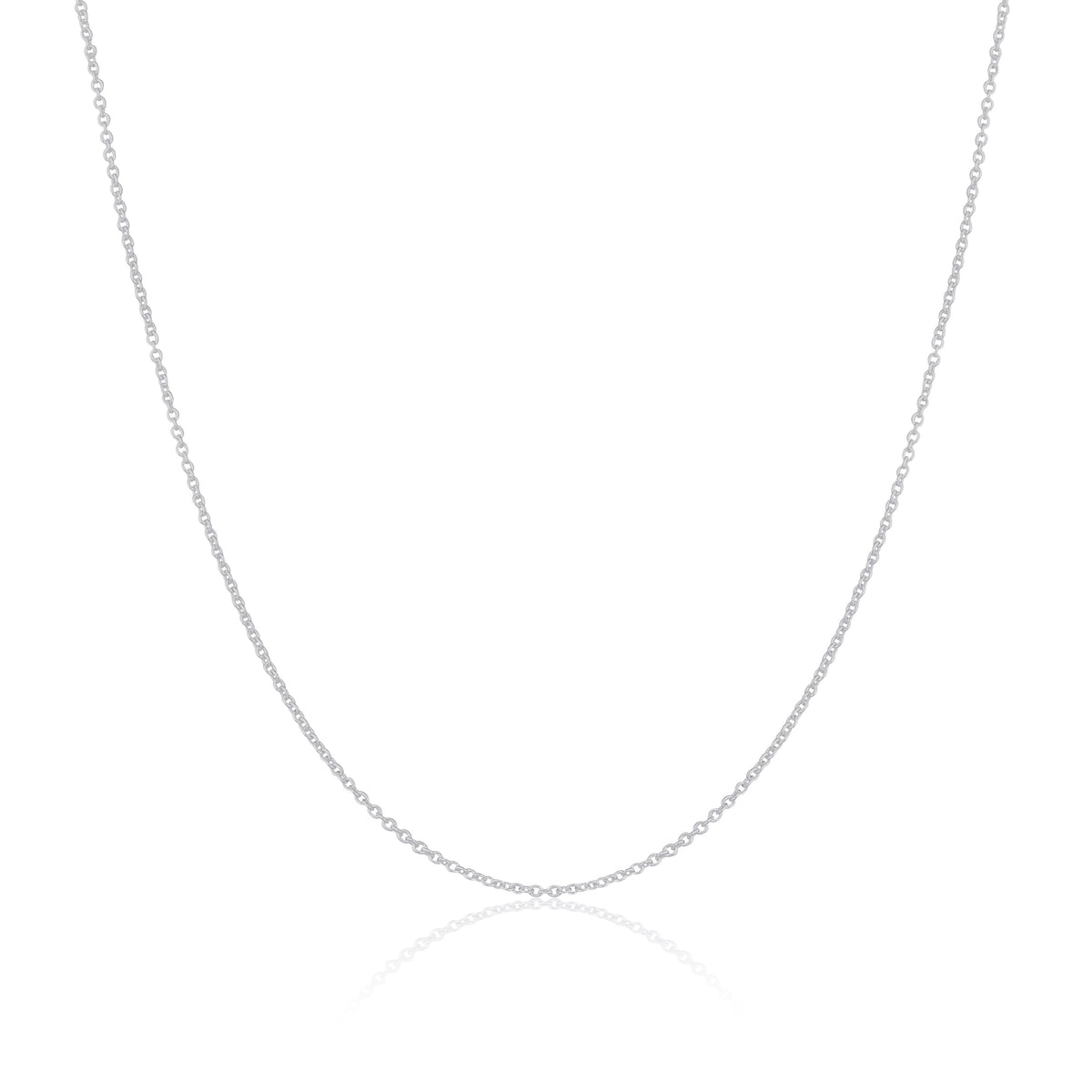 Sterlingsilber 1 mm Belcher-Kette 40 - 60 cm