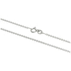 Sterlingsilber 1 mm Belcher-Kette 40 - 60 cm