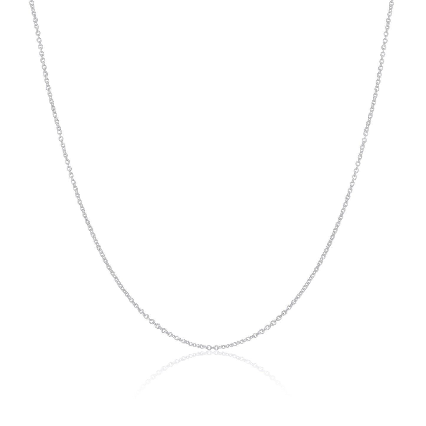 Sterling Silber 1 mm Belcher-Kette 16 - 24 Zoll