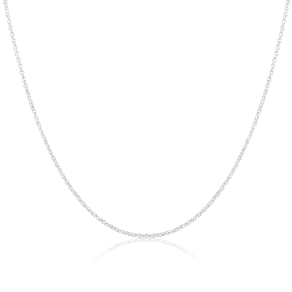 Ankerkette aus Sterlingsilber, 2 mm, 40 - 60 cm