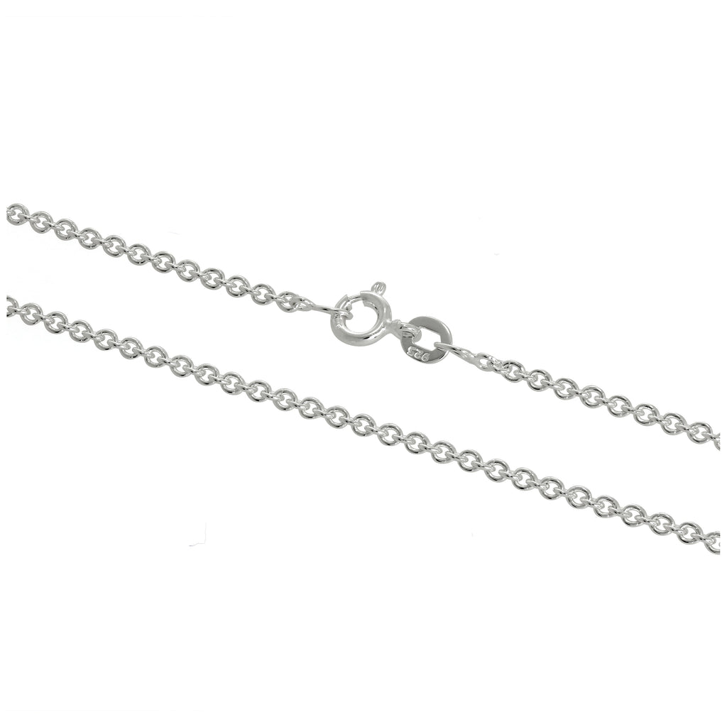 Ankerkette aus Sterlingsilber, 2 mm, 40 - 60 cm