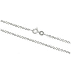 Ankerkette aus Sterlingsilber, 2 mm, 40 - 60 cm