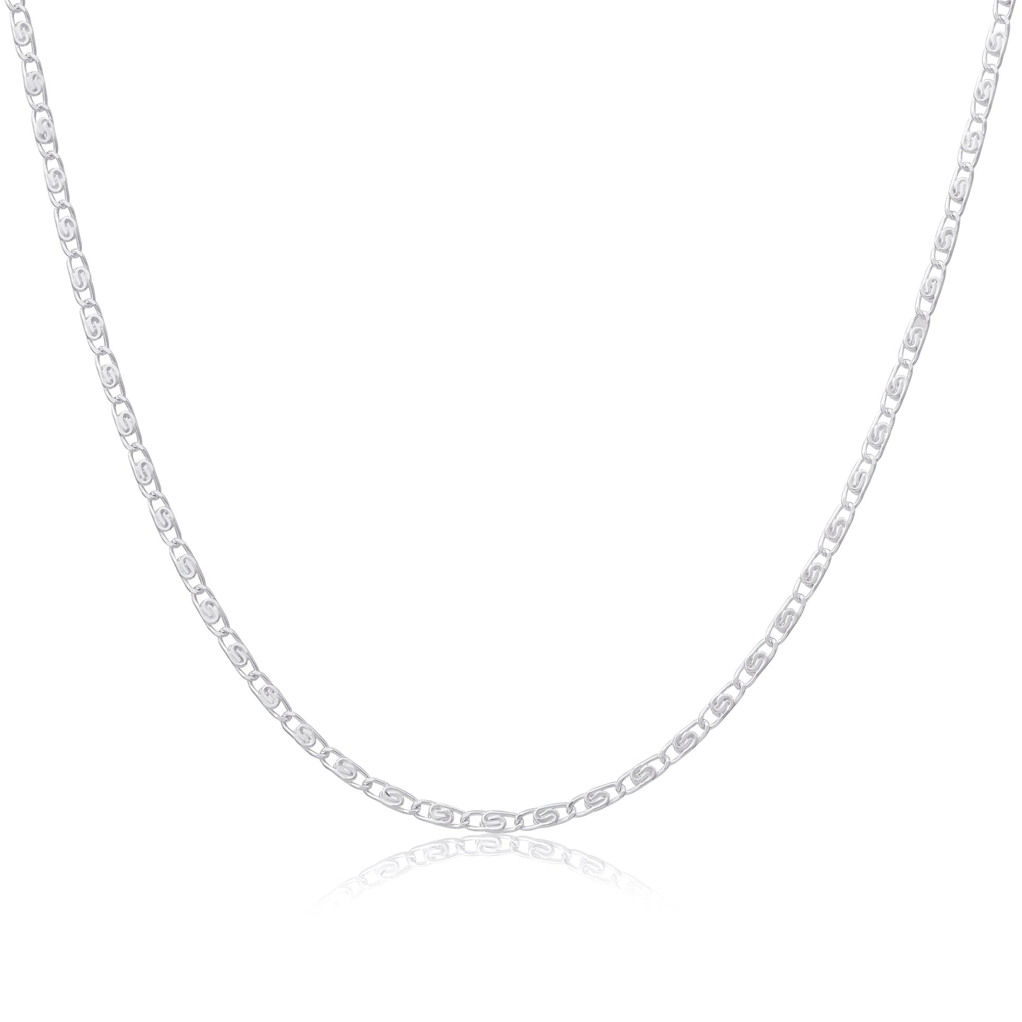 Sterling Silber 2 mm S-Panzerkette 16 - 24 Zoll