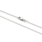 Sterlingsilber 1 mm lange Panzerkette 40 - 60 cm