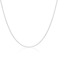 Sterlingsilber 1 mm lange Panzerkette 40 - 60 cm
