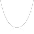 Sterlingsilber 1 mm lange Panzerkette 40 - 60 cm