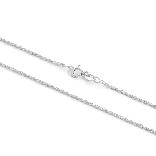 Sterlingsilber 1 mm Seilkette 16 - 24 Zoll