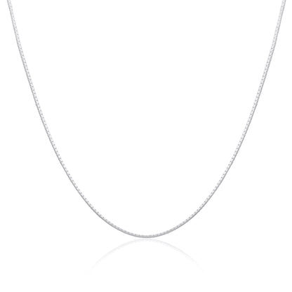 Sterling Silber 1 mm venezianische Kette 16 - 24 Zoll