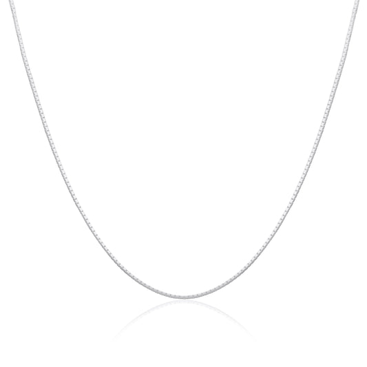 Sterling Silber 1 mm venezianische Kette 16 - 24 Zoll