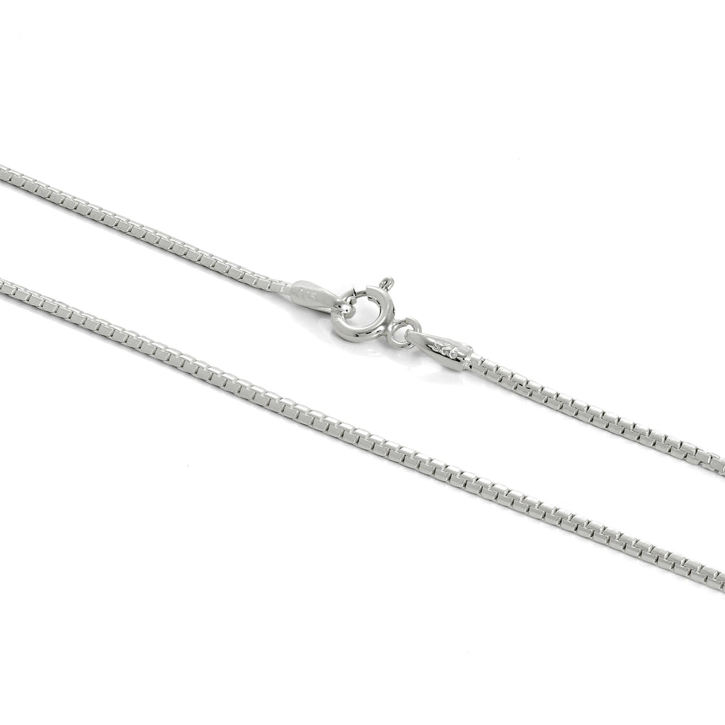 Sterlingsilber 1 mm venezianische Kette 16 - 24 Zoll