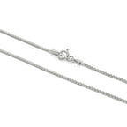 Sterlingsilber 1 mm venezianische Kette 16 - 24 Zoll