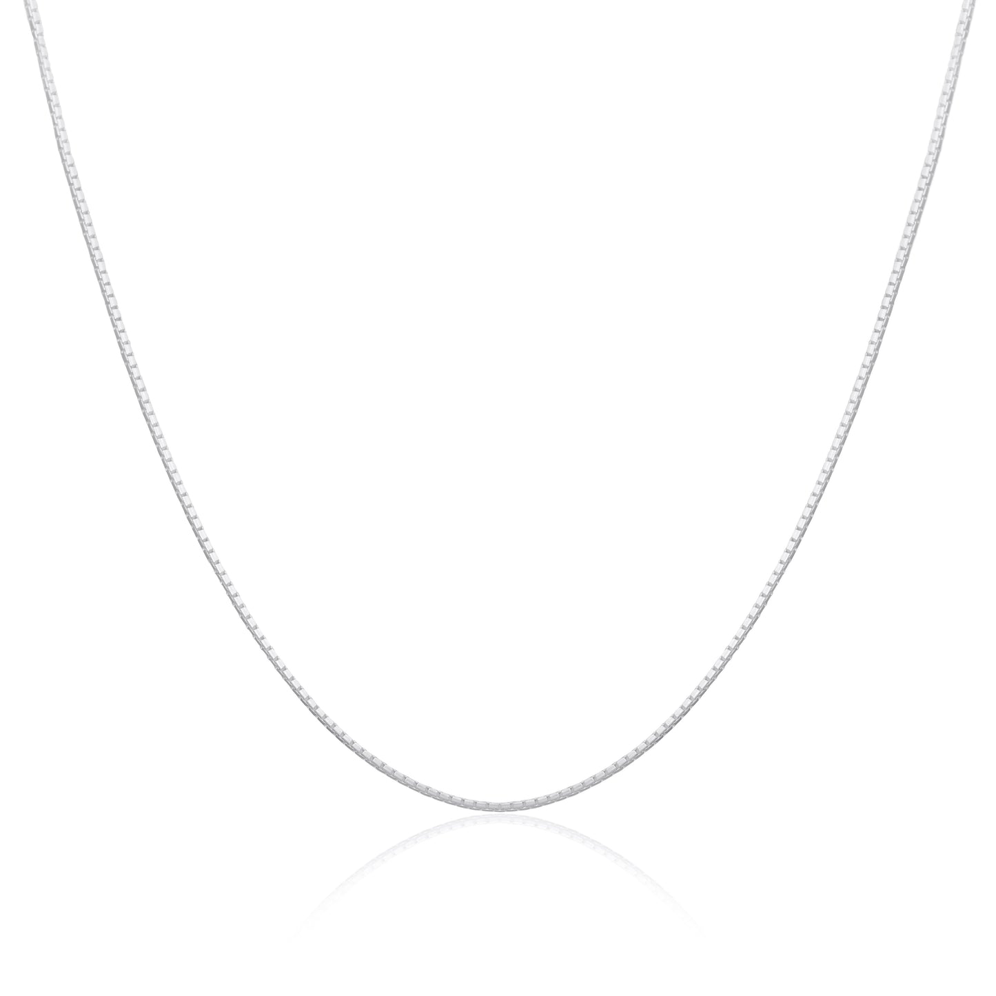 Sterling Silber 1 mm venezianische Kette 16 - 24 Zoll