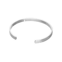 Sterlingsilber Gravierbar Einfach 70 mm Armreif groß
