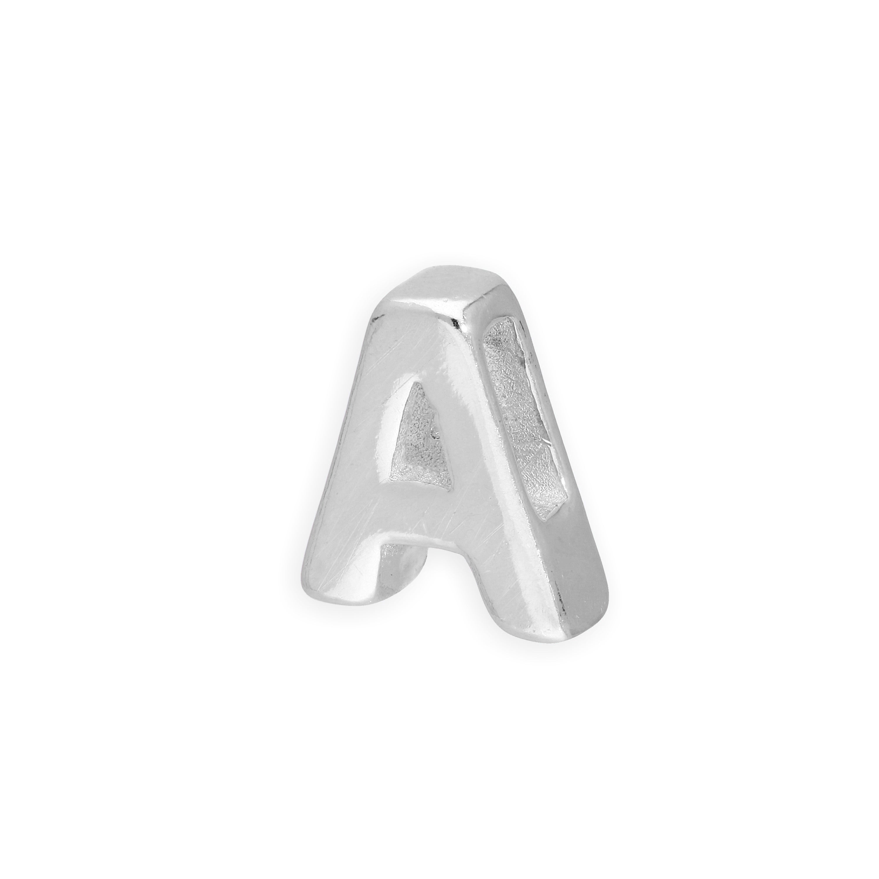 Sterlingsilber Alphabet Buchstaben Perlen A - Z