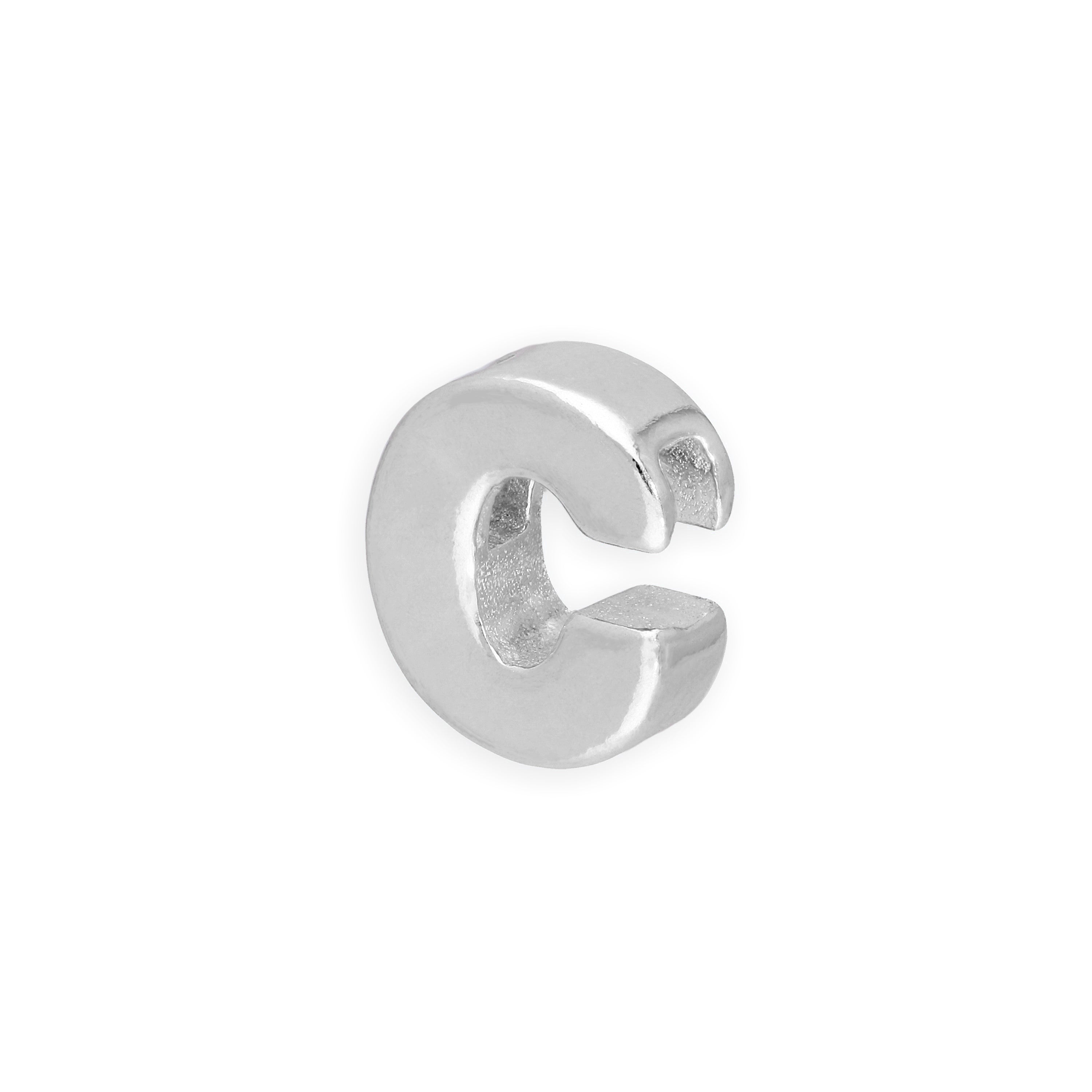 Sterlingsilber Alphabet Buchstaben Perlen A - Z