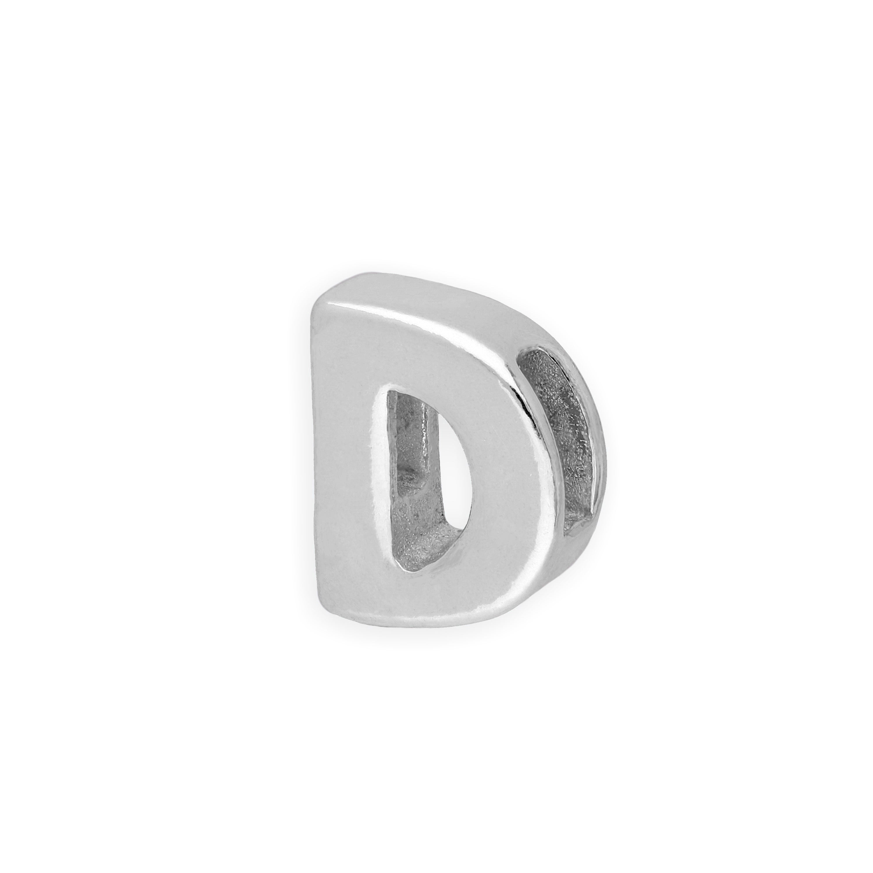 Sterlingsilber Alphabet Buchstaben Perlen A - Z