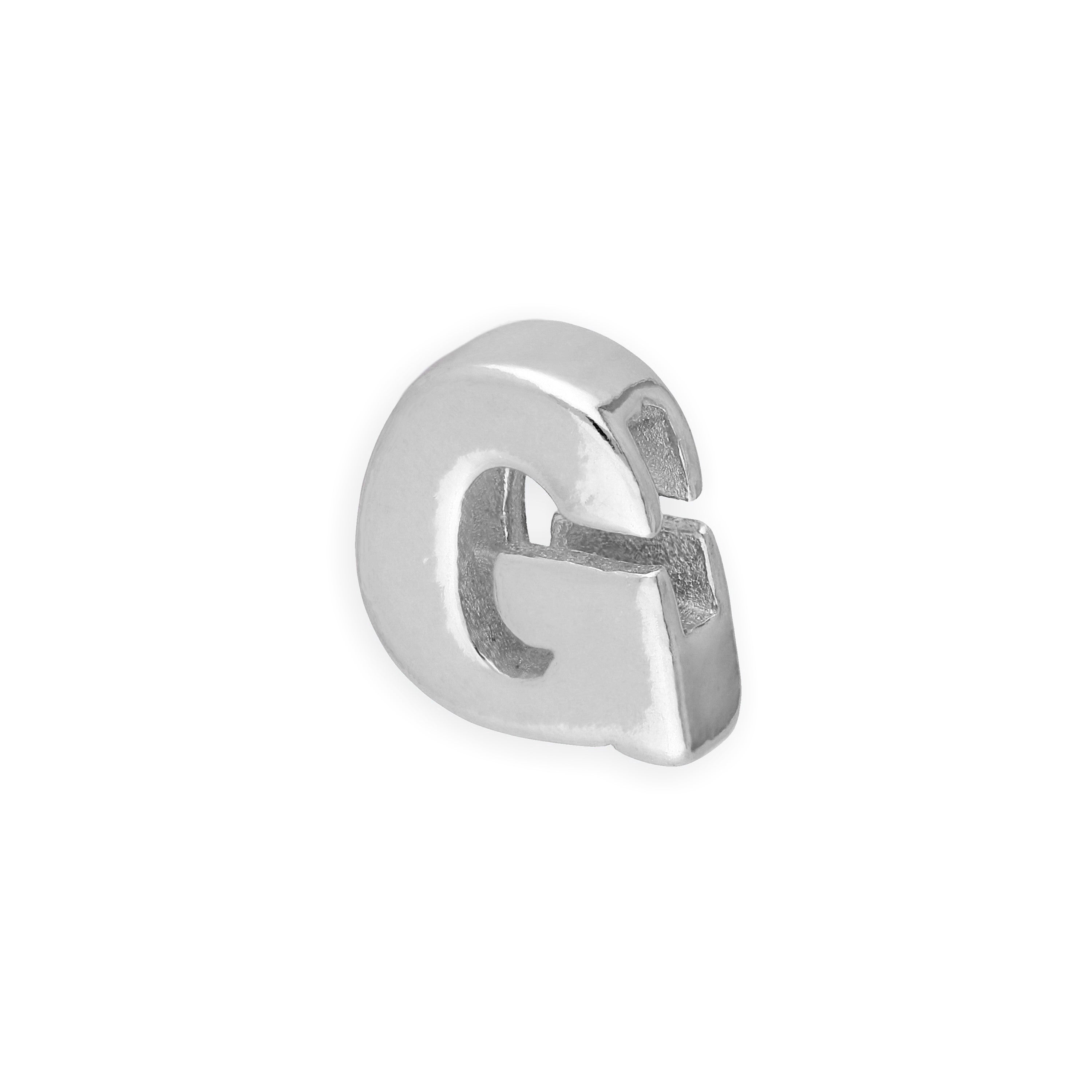 Sterlingsilber Alphabet Buchstaben Perlen A - Z