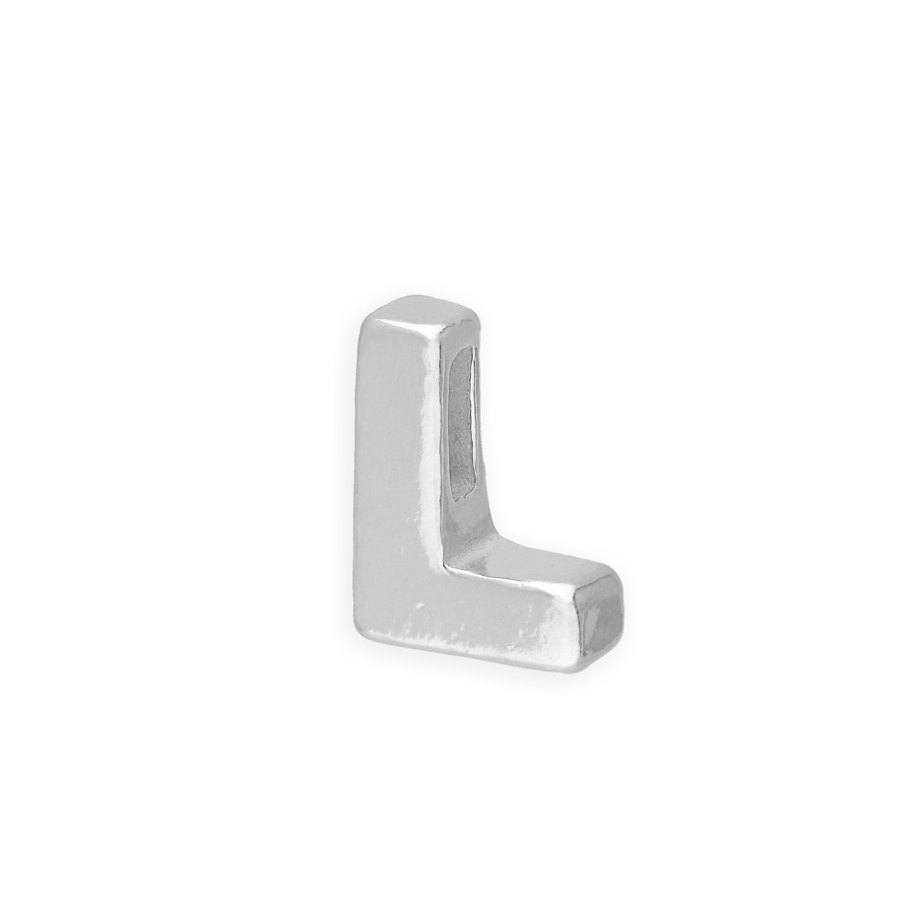 Sterlingsilber Alphabet Buchstaben Perlen A - Z