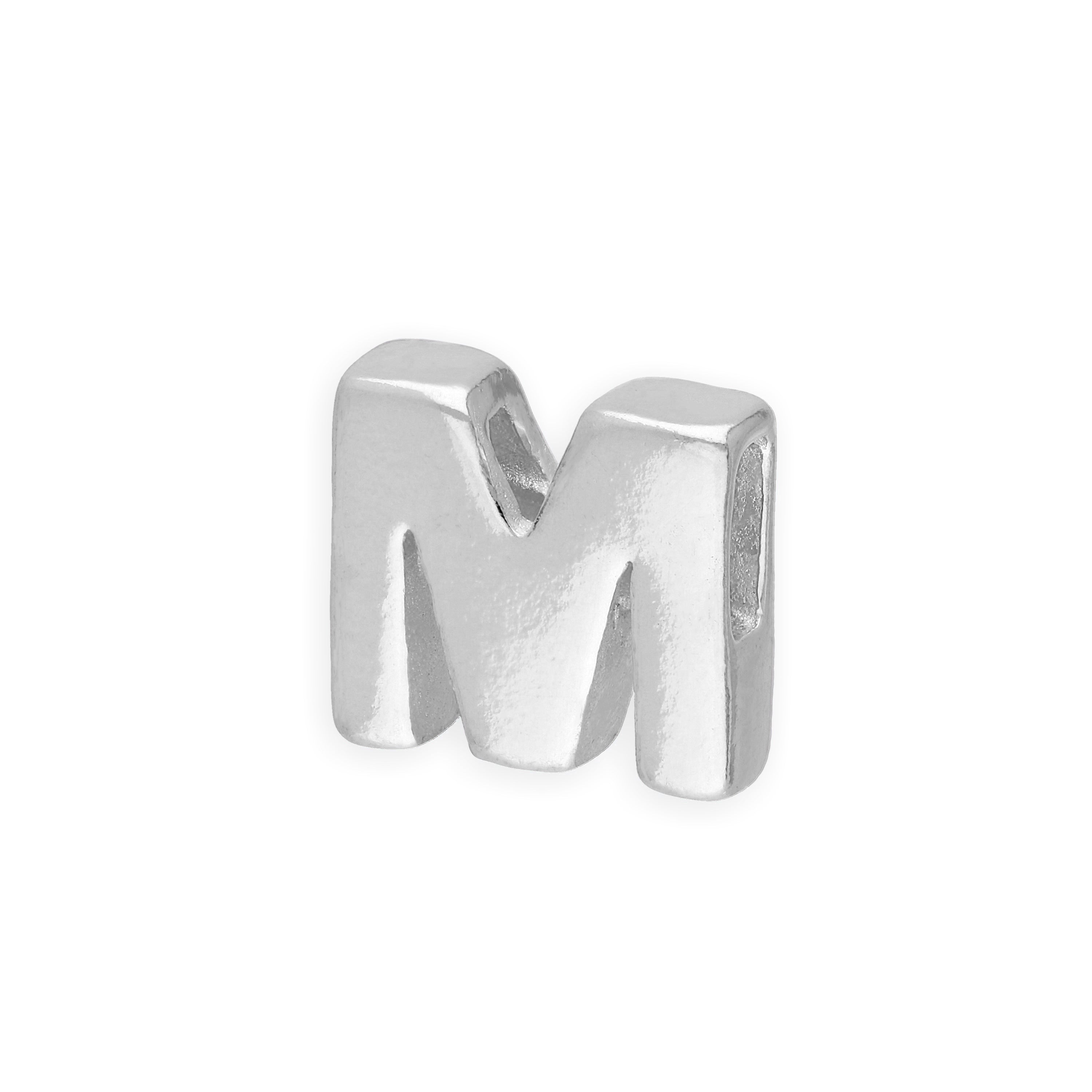 Sterlingsilber Alphabet Buchstaben Perlen A - Z
