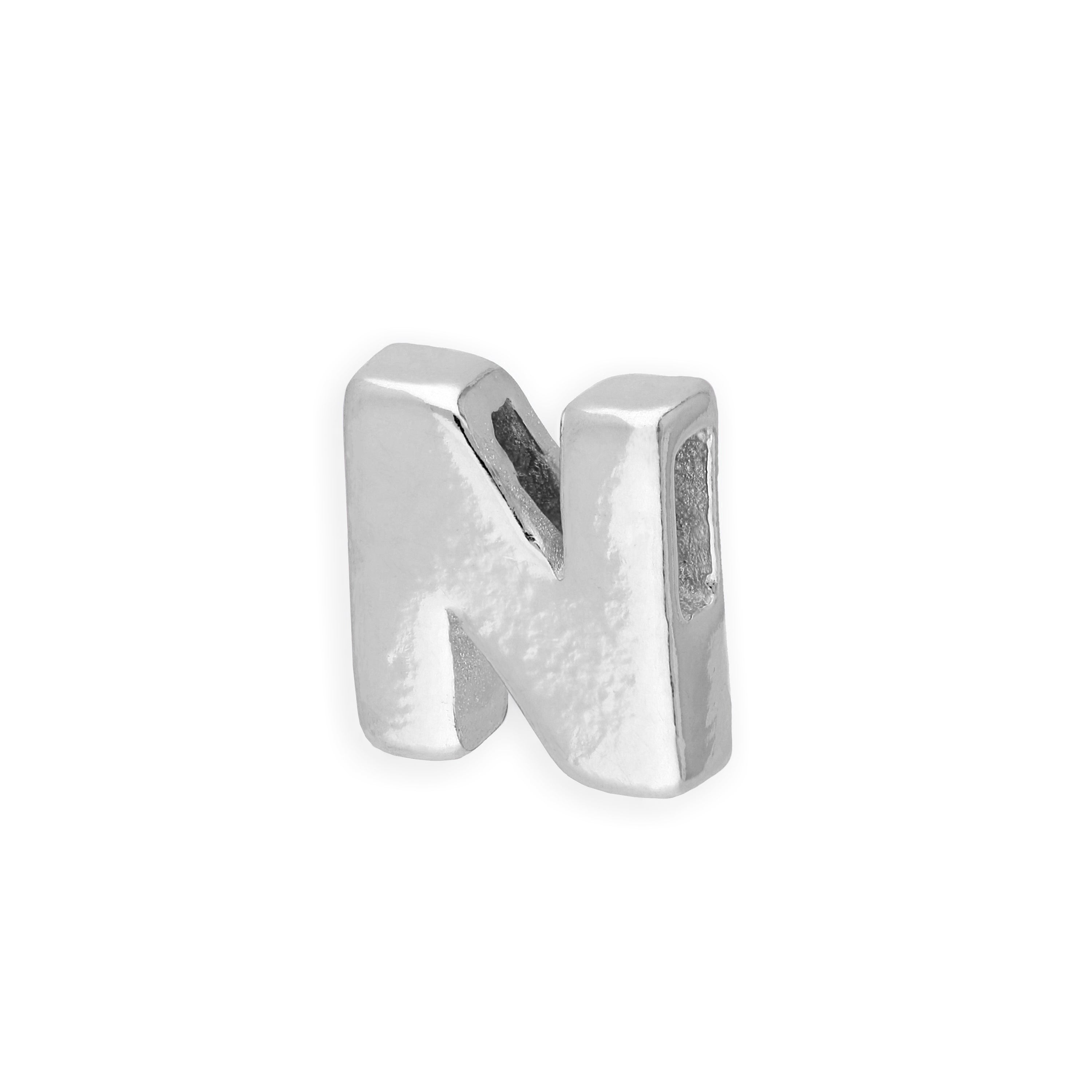 Sterlingsilber Alphabet Buchstaben Perlen A - Z