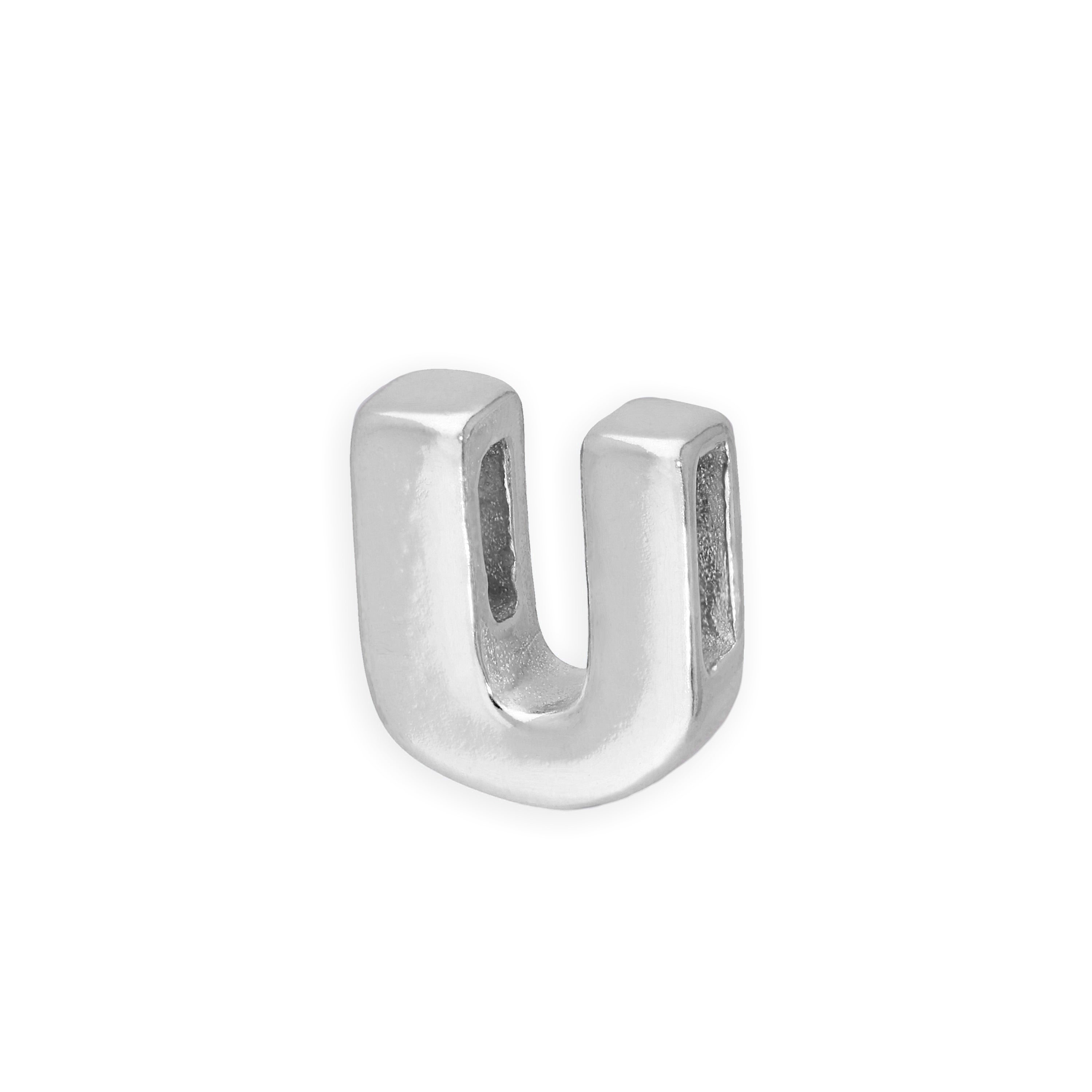 Sterlingsilber Alphabet Buchstaben Perlen A - Z
