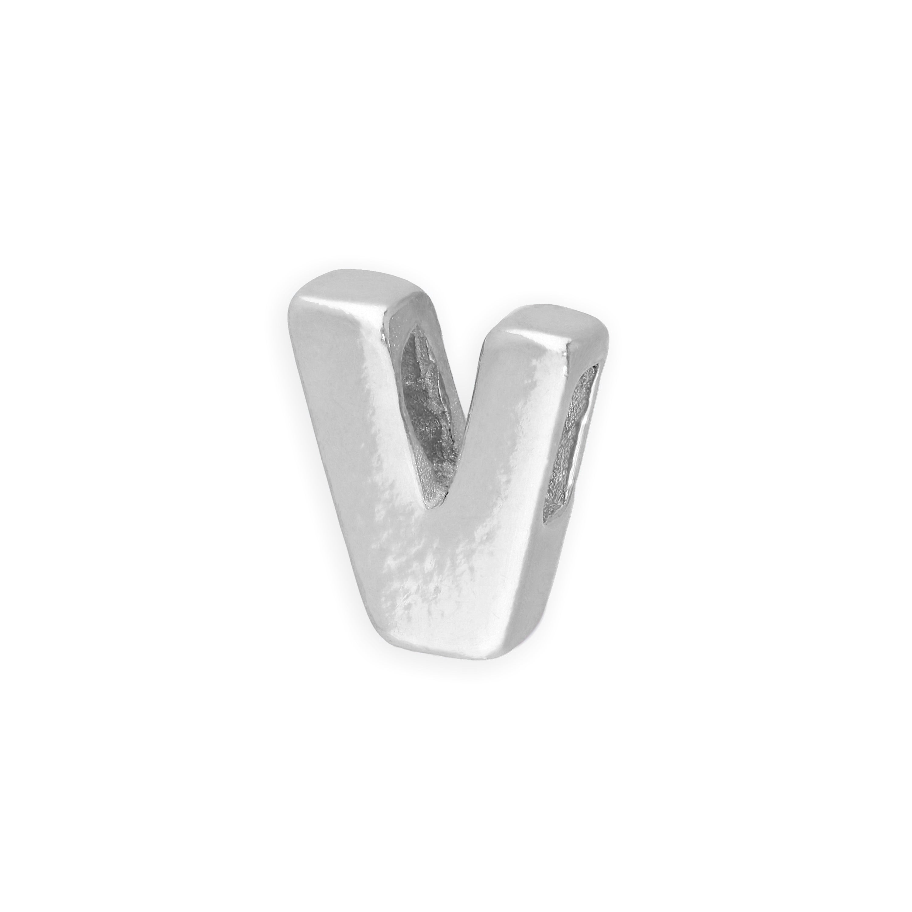 Sterlingsilber Alphabet Buchstaben Perlen A - Z