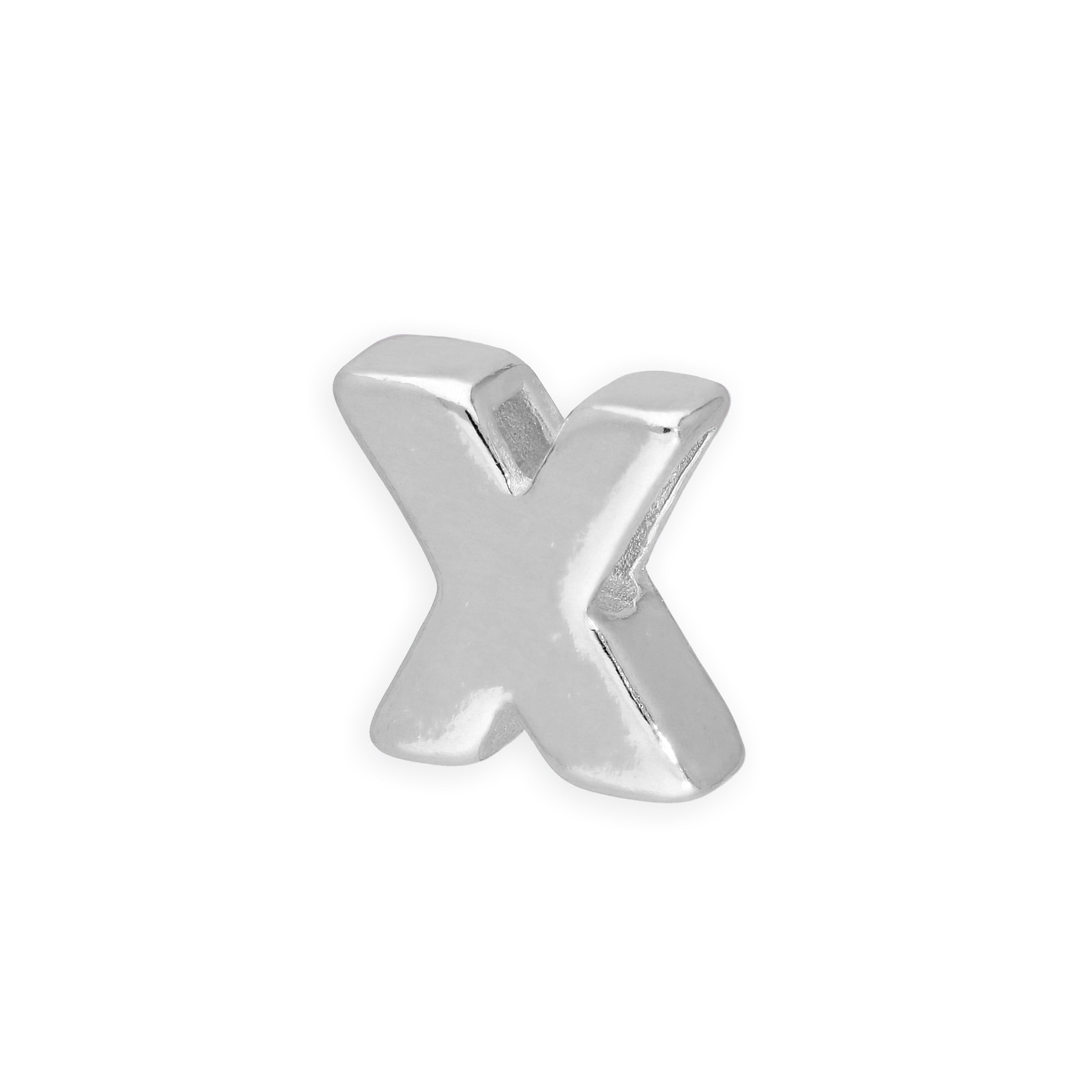 Sterlingsilber Alphabet Buchstaben Perlen A - Z