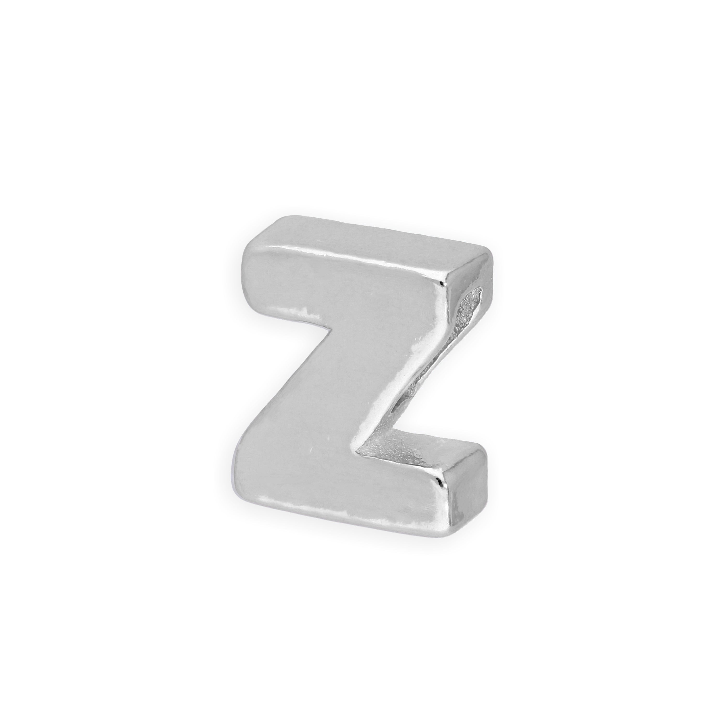 Sterlingsilber Alphabet Buchstaben Perlen A - Z