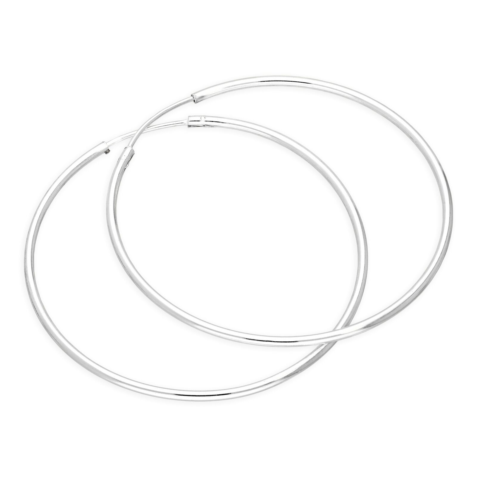 Sterlingsilber Reif-Ohrringe