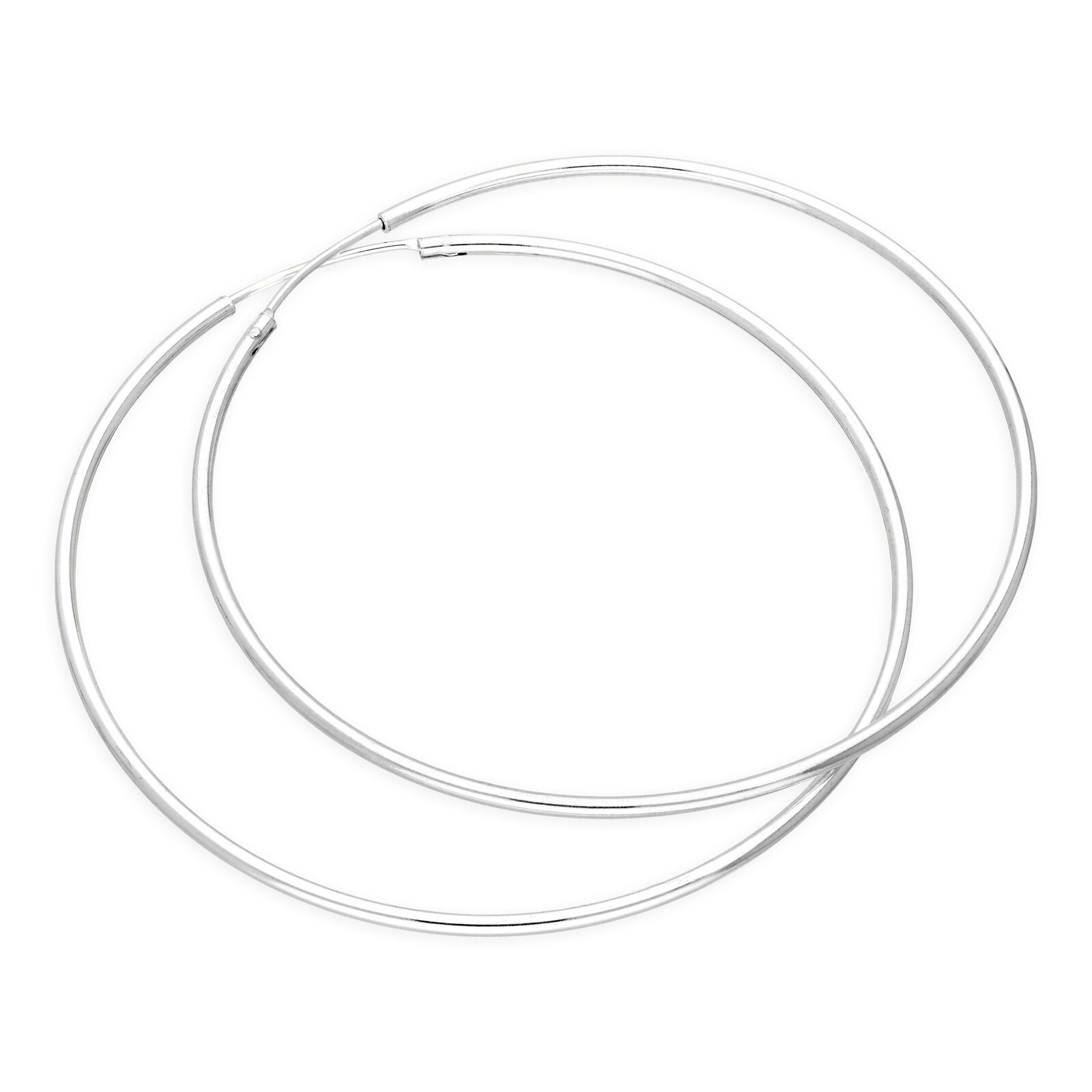 Sterlingsilber Reif-Ohrringe