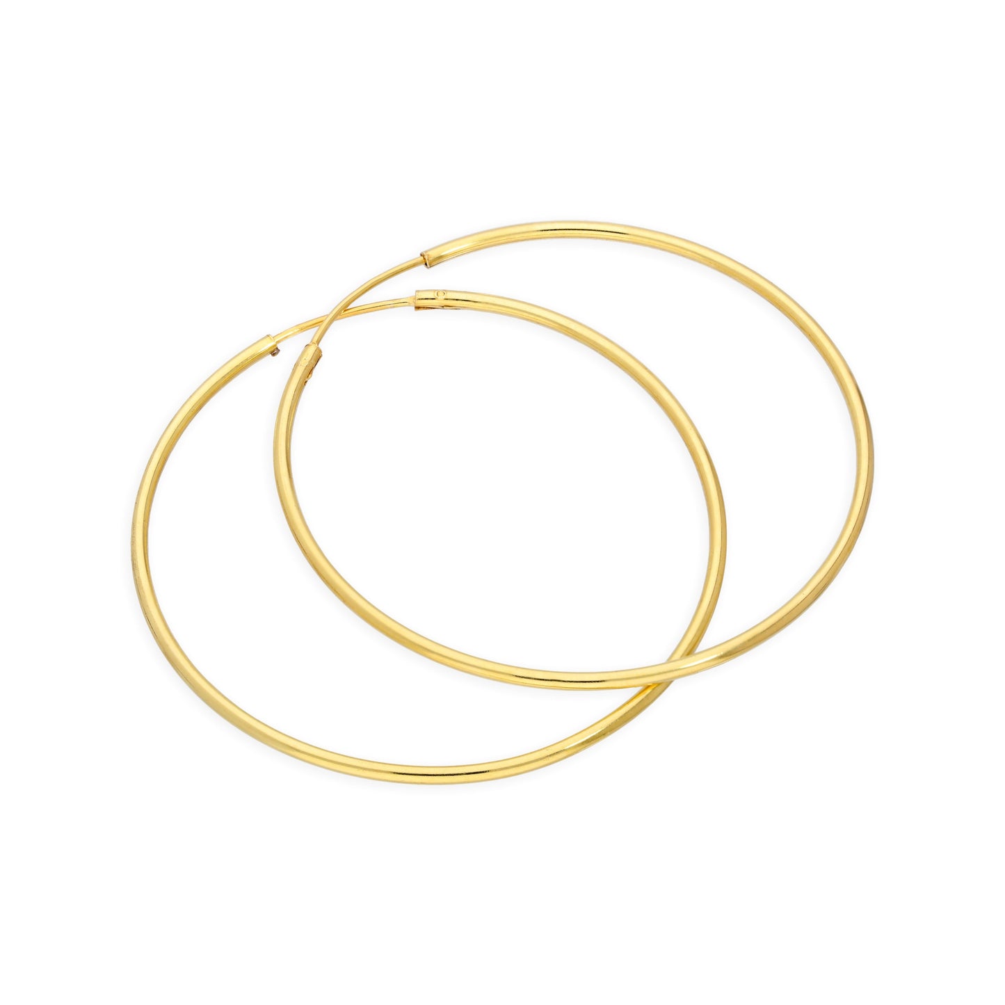 Vergoldete Sterling Silber Ohrringe - 8mm - 35mm