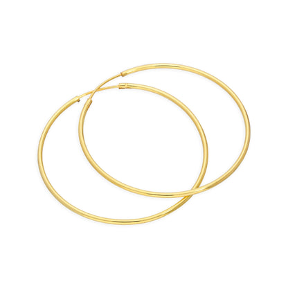 Vergoldete Sterling Silber Ohrringe - 8mm - 35mm