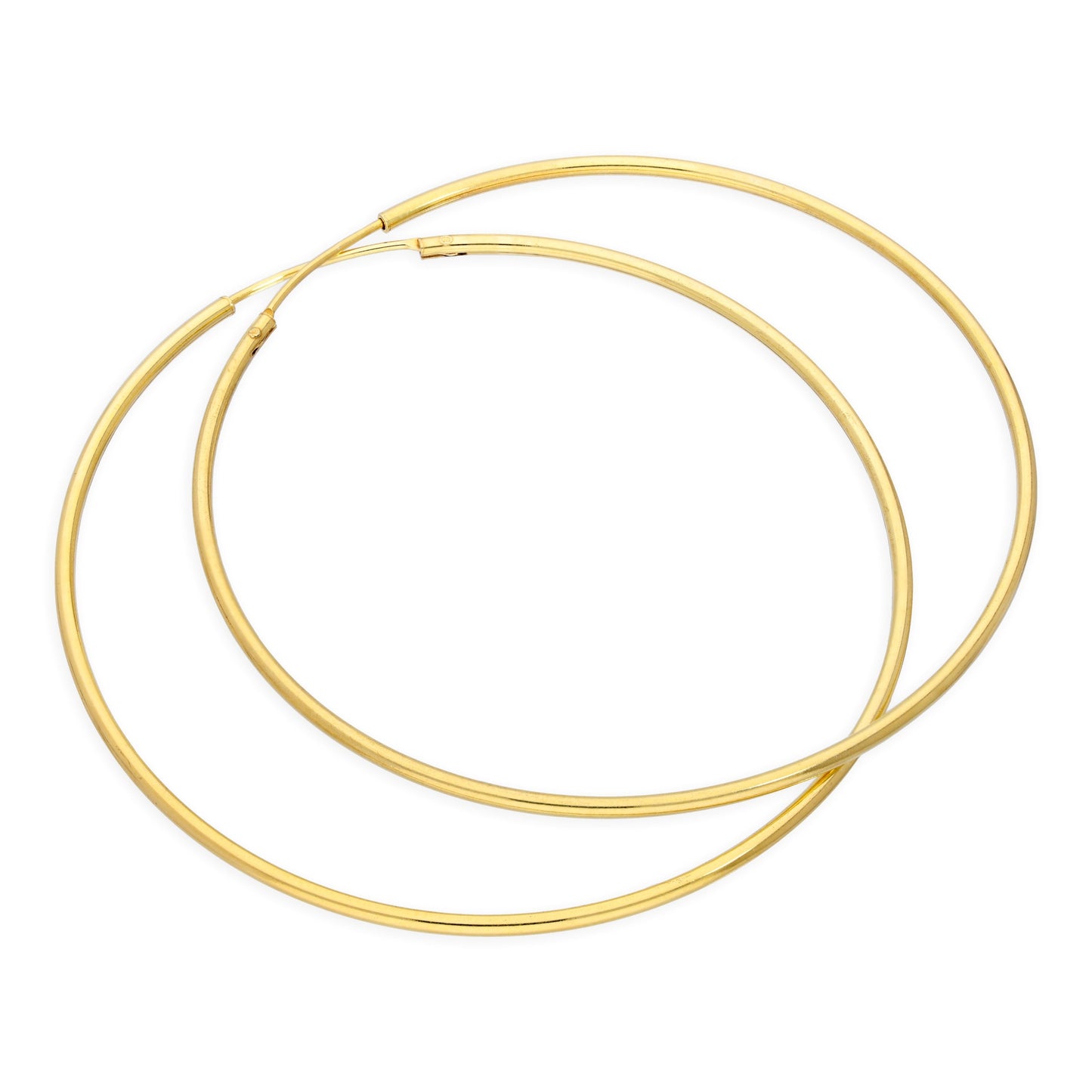 Vergoldete Sterling Silber Ohrringe - 8mm - 35mm