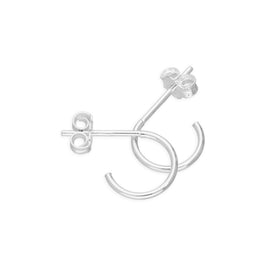 Offene 10 mm Ohrstecker aus Sterlingsilber